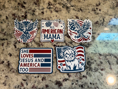 Custom Tri-Color Acrylic Patches