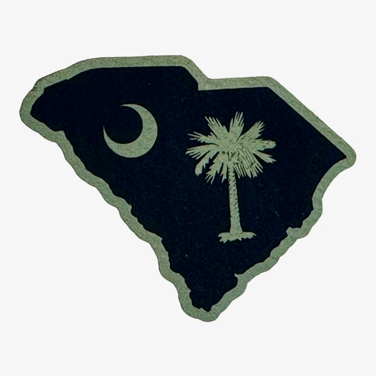 Palmetto Tree/Moon leatherette Patch