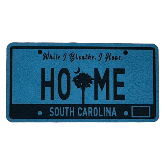 SC License Plate leatherette Patch