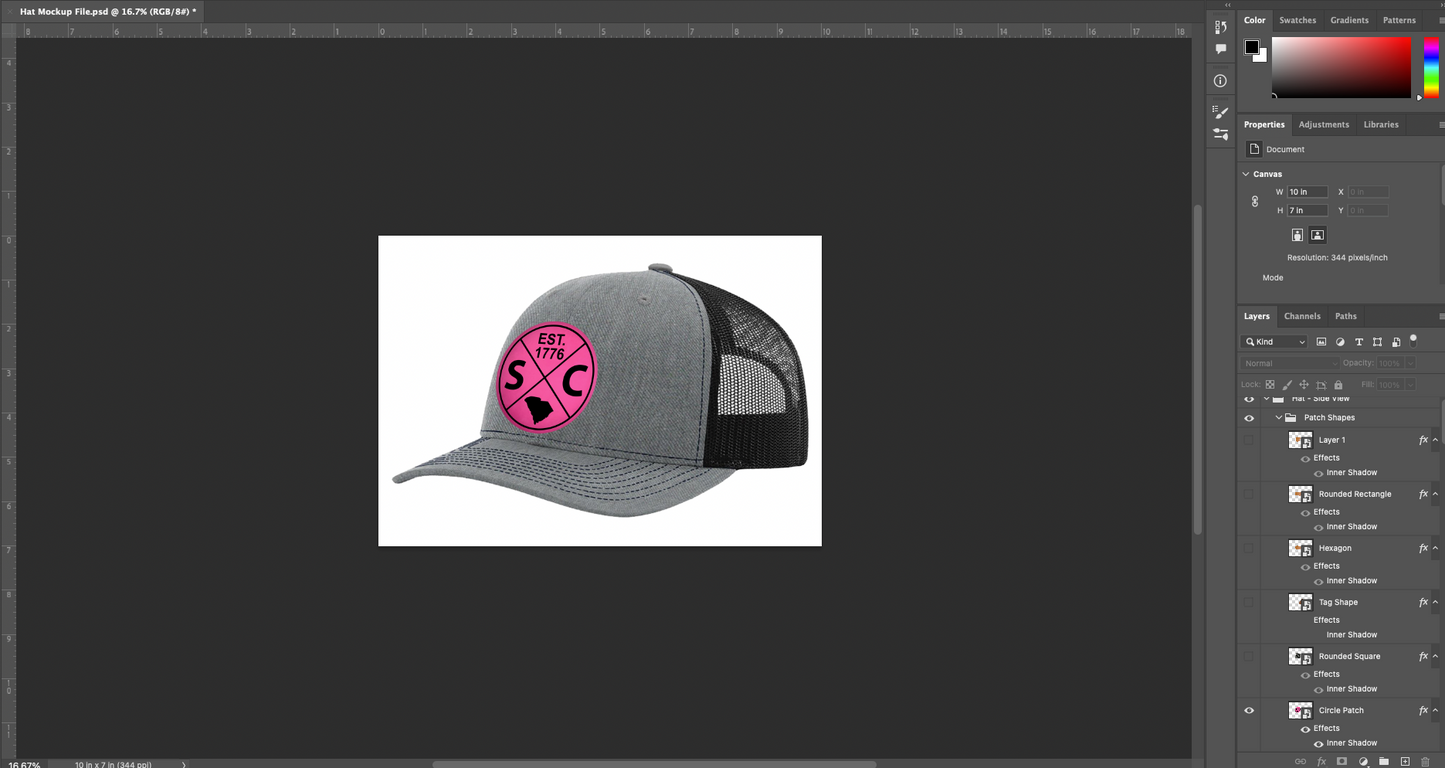 Hat Mockup Maker - Photoshop File